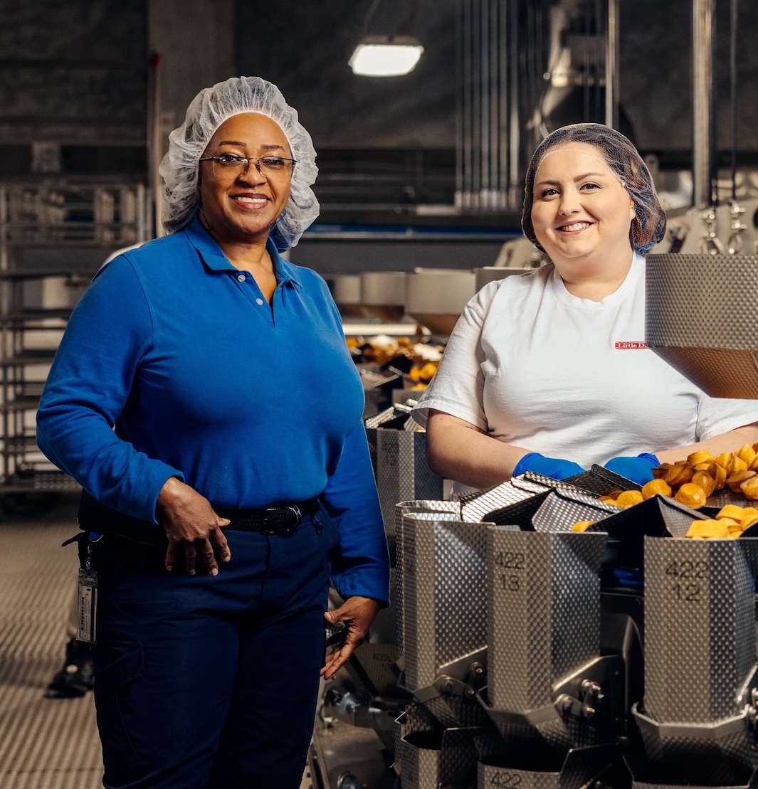 Mckee colleagues working in the factory